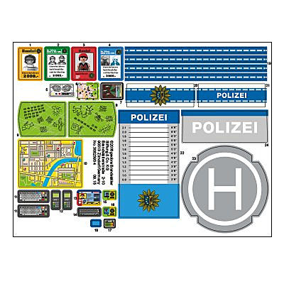 30823934_sparepart/Etikett 6872 "Polizei-Kommandozentrale m